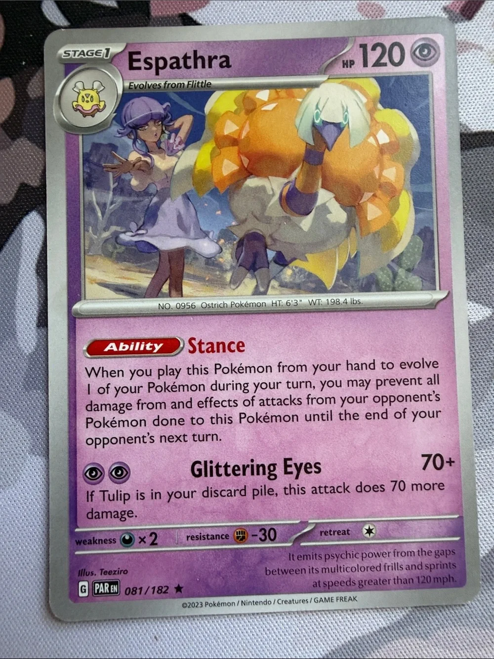 Flittle & Espathra Collection Lot | 7 Pokémon Cards | ✨5/$25✨